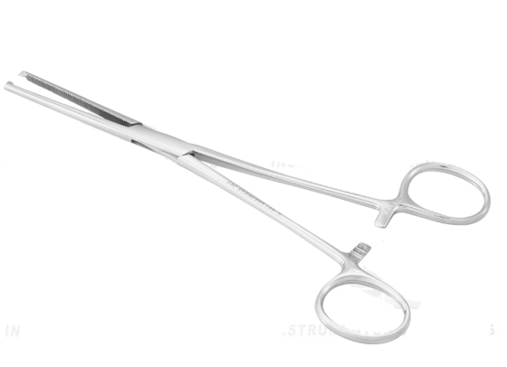 Pinça Kocher 24CM RETA – Cirúrgica Mache Equipamentos Hospitalares